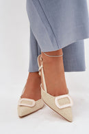 Sandalai su kulnu model 225207 Step in style