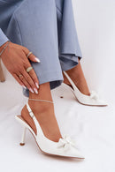 Sandalai su kulnu model 225211 Step in style