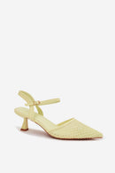 Sandalai su kulnu model 225216 Step in style