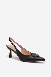 Sandalai su kulnu model 225217 Step in style
