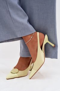 Sandalai su kulnu model 225218 Step in style