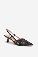 Sandalai su kulnu model 225221 Step in style
