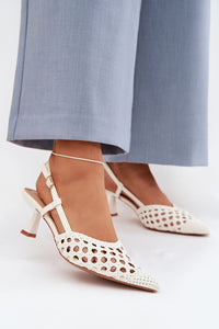 Sandalai su kulnu model 225223 Step in style