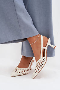 Sandalai su kulnu model 225223 Step in style