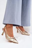  Sandalai su kulnu model 225226 Step in style 