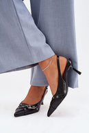 Sandalai su kulnu model 225227 Step in style