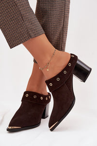 Kojinės su aukštu kulnu model 225359 Step in style