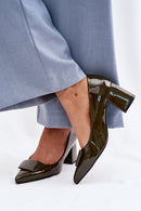 Batai blokiniu kulnu model 225604 Step in style