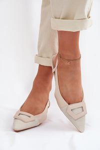 Sandalai su kulnu model 225625 Step in style