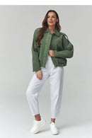  Štrikinė striukė model 225691 Makadamia 