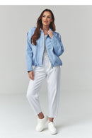  Štrikinė striukė model 225694 Makadamia 