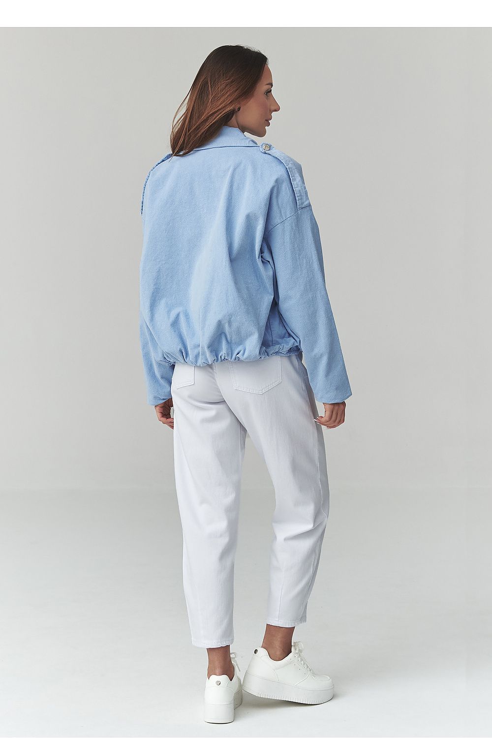  Štrikinė striukė model 225694 Makadamia 