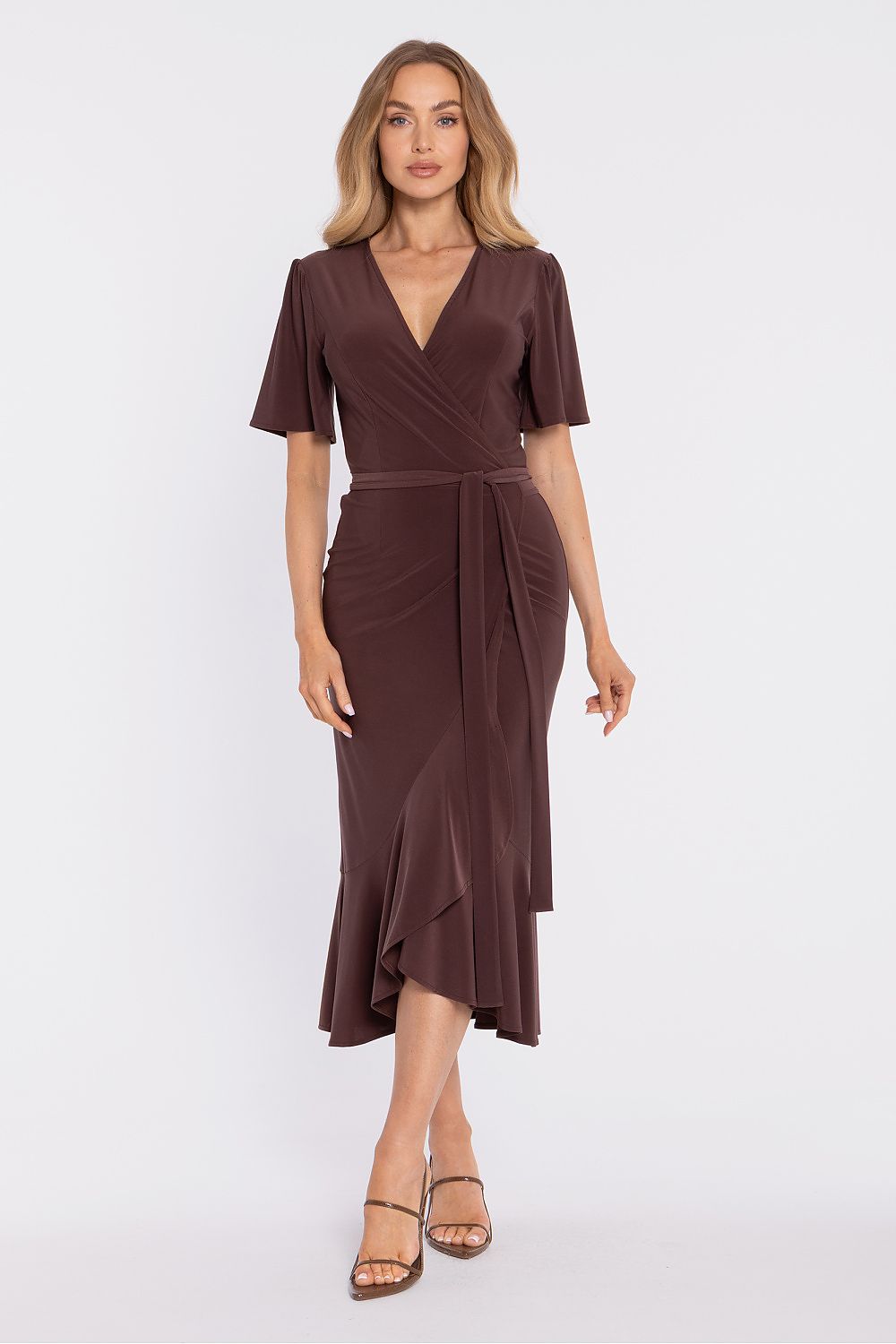 Elegantiška ruda suknelė