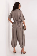  Kordėtinės kelnės model 226227 Italy Moda 