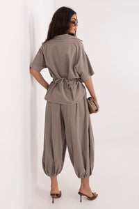 Kordėtinės kelnės model 226227 Italy Moda 