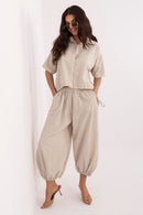  Kordėtinės kelnės model 226233 Italy Moda 