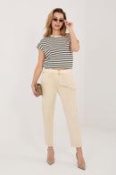  Kordėtinės kelnės model 226478 Italy Moda 