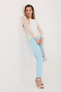  Kordėtinės kelnės model 226482 Italy Moda 