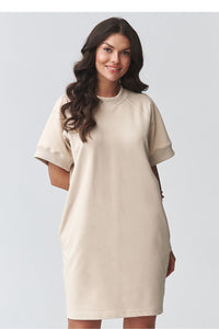  Dieninė suknelė model 226886 Makadamia 