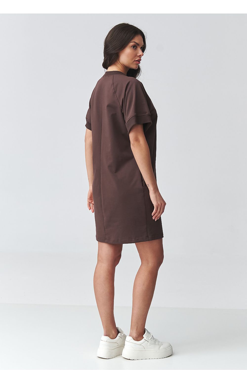  Dieninė suknelė model 226890 Makadamia 