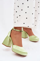  Sandalai su kulnu model 226914 Step in style 