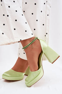  Sandalai su kulnu model 226914 Step in style 