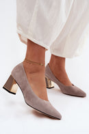  Batai blokiniu kulnu model 227169 Step in style 