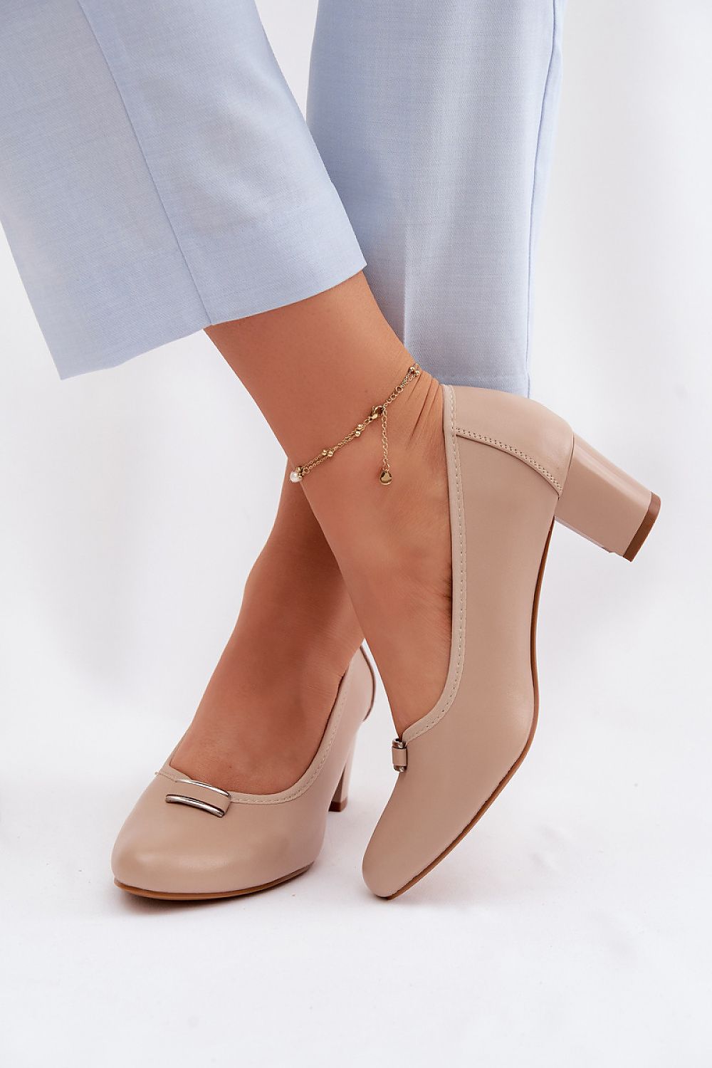  Batai blokiniu kulnu model 227173 Step in style 