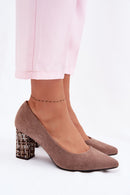  Batai blokiniu kulnu model 227175 Step in style 