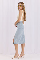  ~Spódnica jeansowa model 228031 Factory Price 
