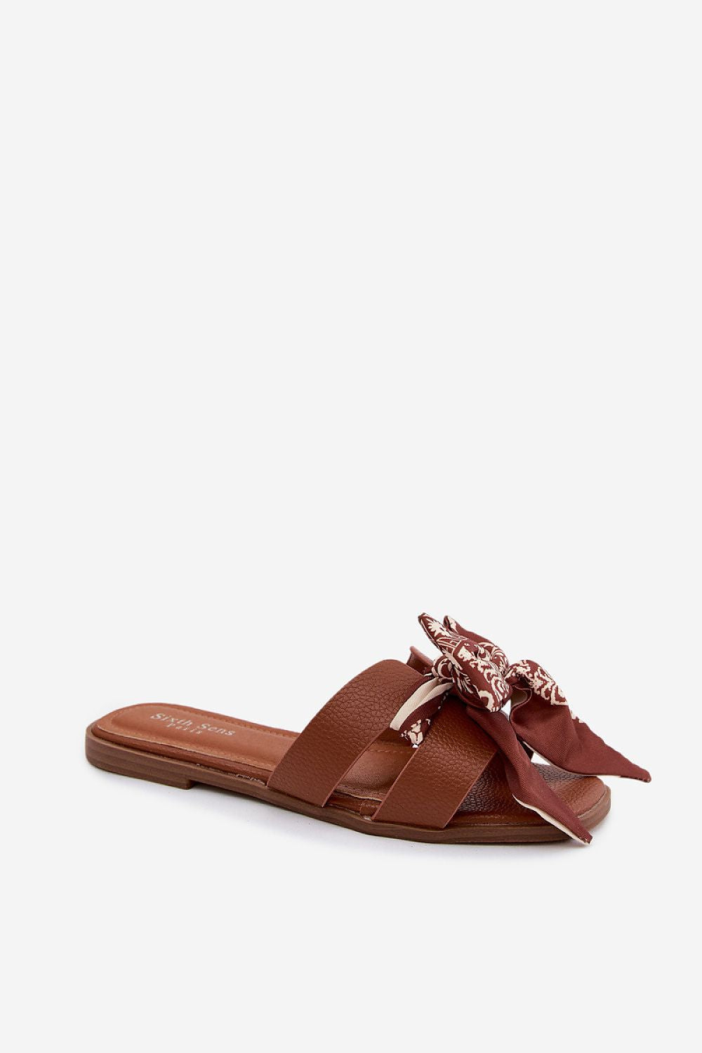 Women's brown slippers