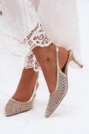  Sandalai su kulnu model 228951 Step in style 