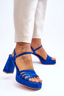 Sandalai su kulnu model 179123 Step in style 