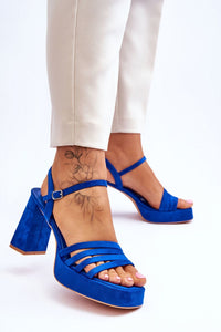  Sandalai su kulnu model 179123 Step in style 